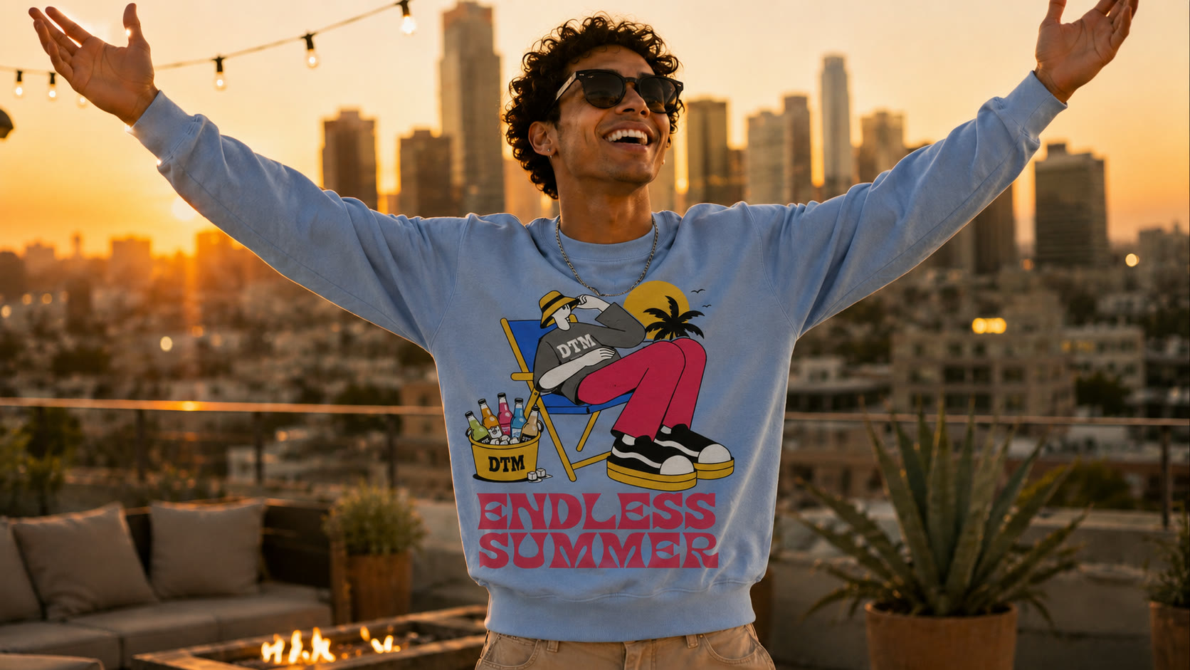 Endless Summer Drop Crewneck