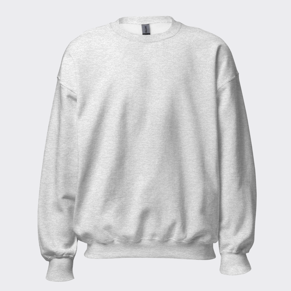 Gildan 18000 | Adult Crewneck Heavy Blend 18000 — Ash Gildan 18000 | Adult Crewneck Heavy Blend 18000 in Ash — customize it with your own design at DreamToMerch