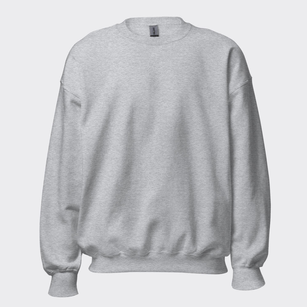 Crewneck — the same design on every garment at DreamToMerch