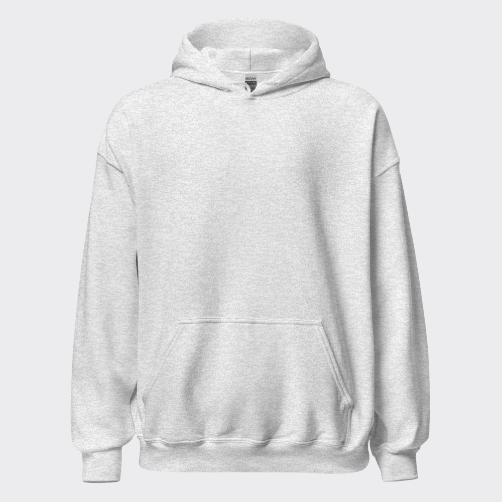 Gildan 18500 | Adult Hooded Sweat Heavy Blend 18500 — Ash Gildan 18500 | Adult Hooded Sweat Heavy Blend 18500 in Ash — customize it with your own design at DreamToMerch