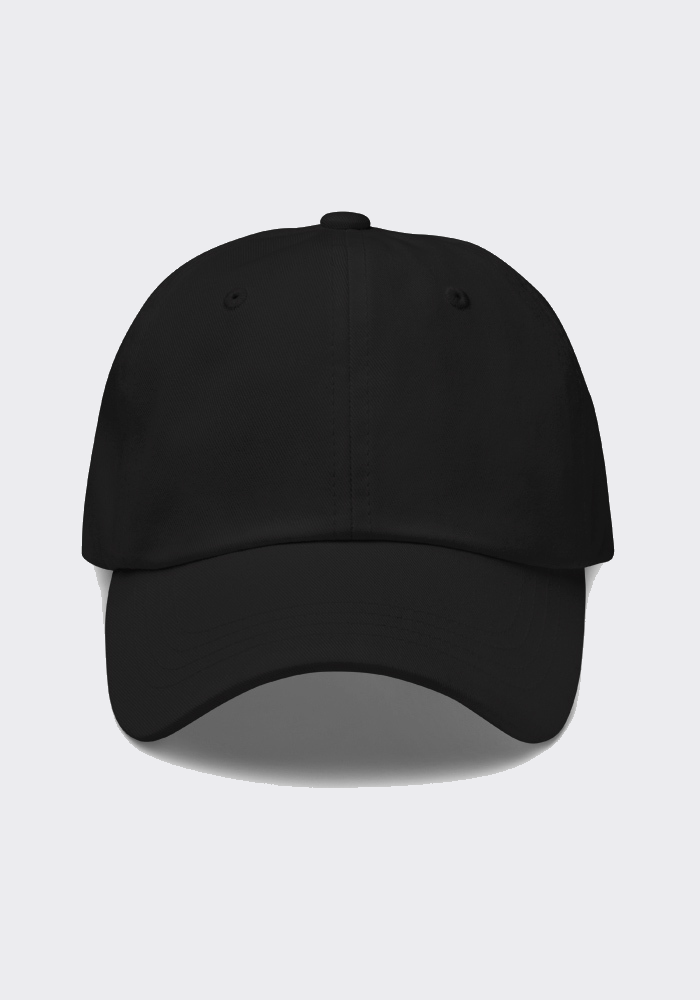 Yupoong 6245CM Dad Hat — Black