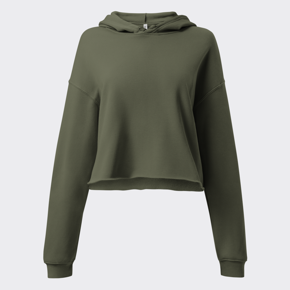 Cropped Hoodie Cropped Hoodie — customizable blank apparel, add your own design at DreamToMerch