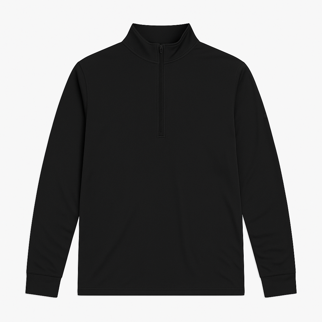 Adidas Quarter-Zip — White Adidas Quarter-Zip in White — customize it with your own design at DreamToMerch