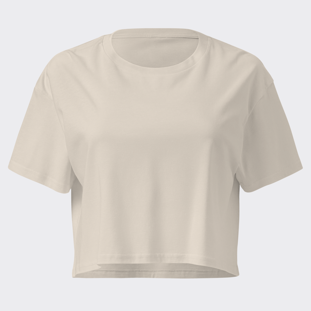 AS Colour 4062 | Women's Crop Tee 4062 — Bone AS Colour 4062 | Women's Crop Tee 4062 in Bone — customize it with your own design at DreamToMerch