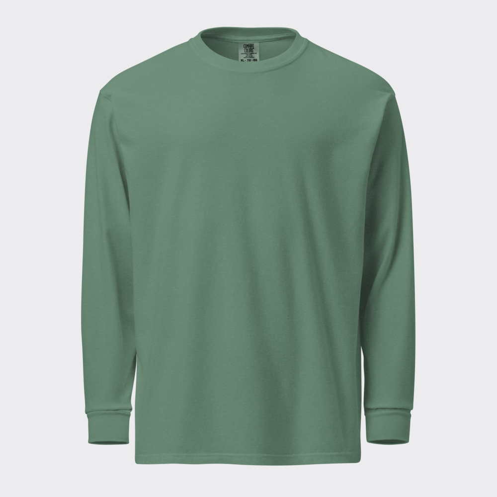 Comfort Colors 6014 | Adult Ringspun Long Sleeve Tee 6014 — Light Green Comfort Colors 6014 | Adult Ringspun Long Sleeve Tee 6014 in Light Green — customize it with your own design at DreamToMerch