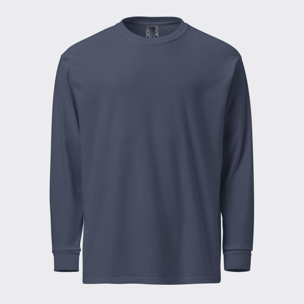 Garment-Dyed L/S Garment-Dyed L/S — customizable blank apparel, add your own design at DreamToMerch