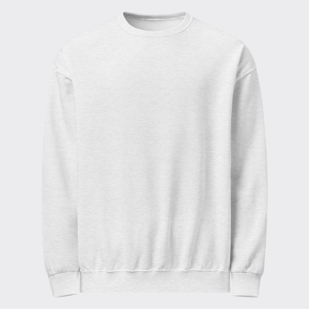 Jerzees 562MR | Unisex Recycled Crewneck Sweatshirt 562MR — Ash Jerzees 562MR | Unisex Recycled Crewneck Sweatshirt 562MR in Ash — customize it with your own design at DreamToMerch