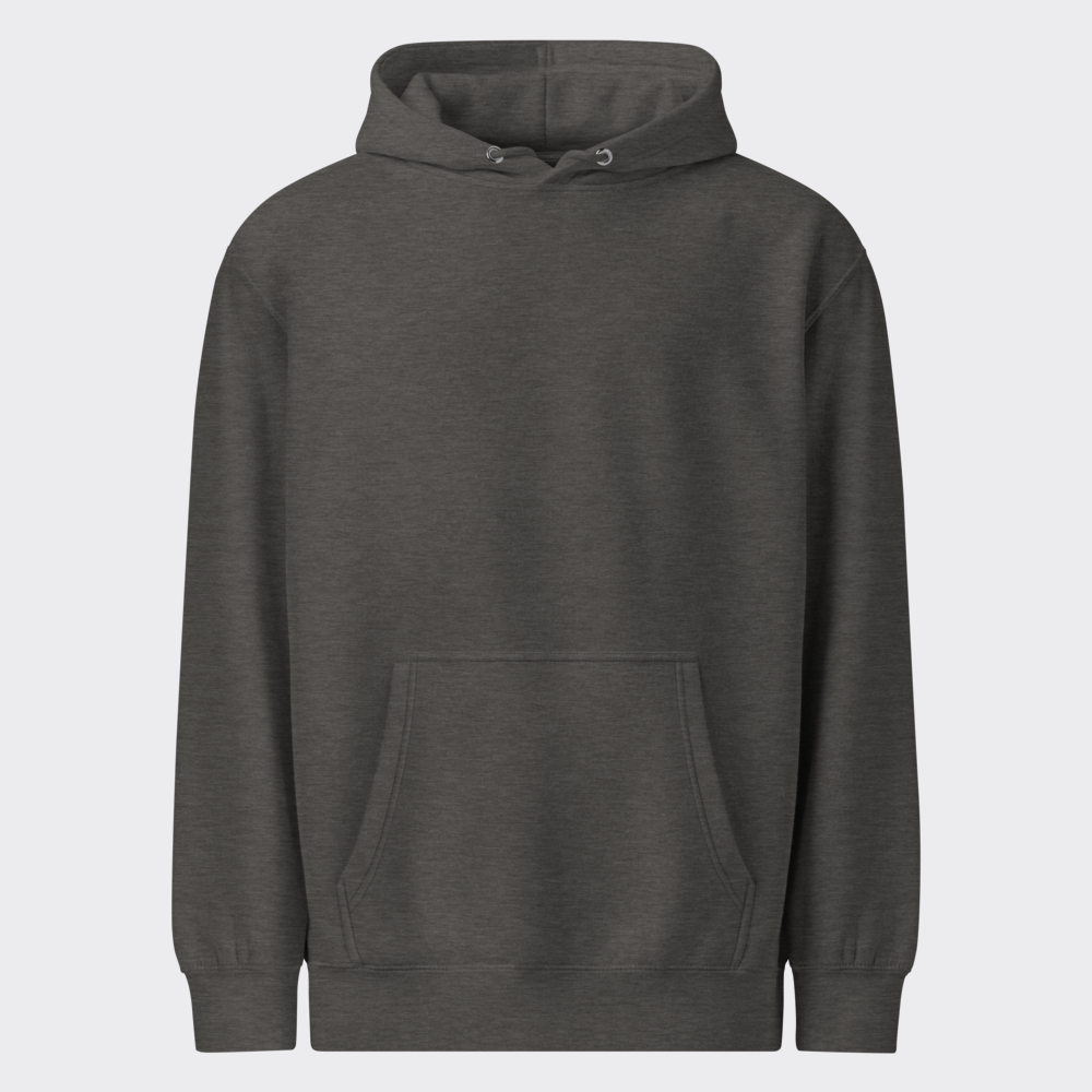 Mid-Weight Hoodie Mid-Weight Hoodie — customizable blank apparel, add your own design at DreamToMerch