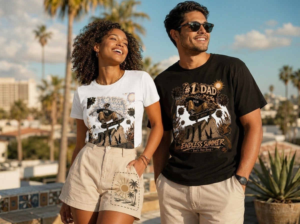 Matching custom merch for couples and crews